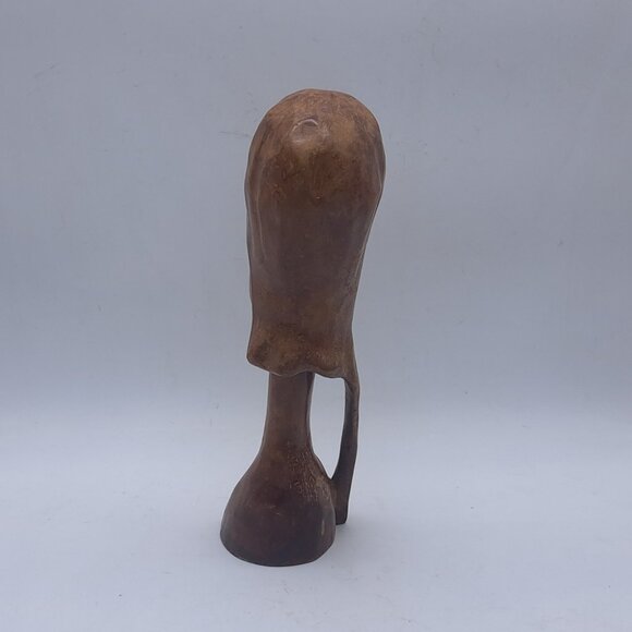 African Hardwood Woman Statue - Picture 4 of 11